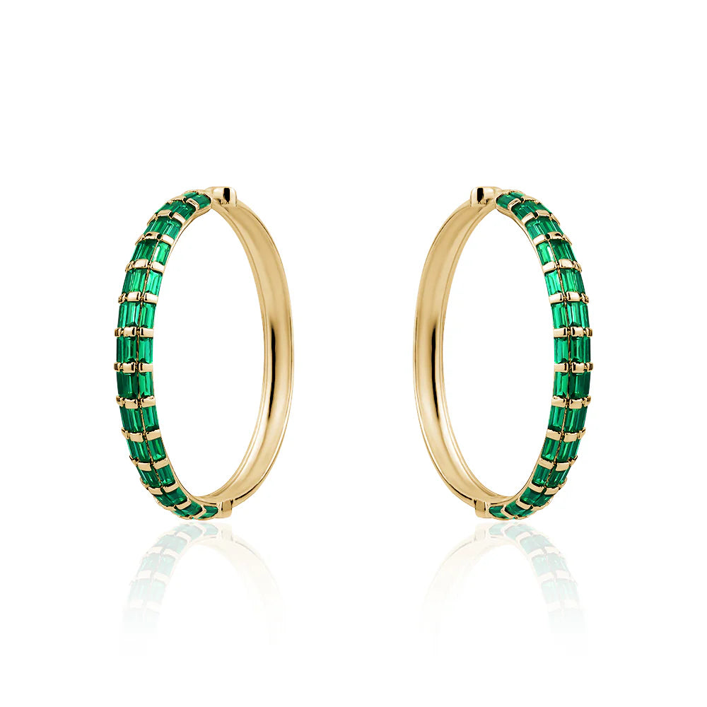 EARRING EMERALD