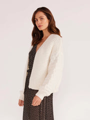 ABBY TEXTURED KNIT CARDIGAN