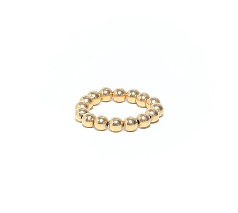 Gold Beaded Ring