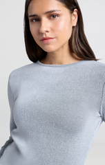 RIB TOP WITH SHOULDER PADS