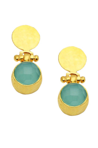 Serena Aqua Drop Earrings