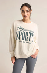 SPORTY SUNDAY SWEATSHIRT