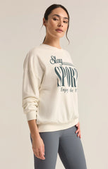 SPORTY SUNDAY SWEATSHIRT