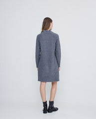 KNIT MINI DRESS GREY