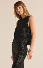 SLOANE SEQUIN TOP