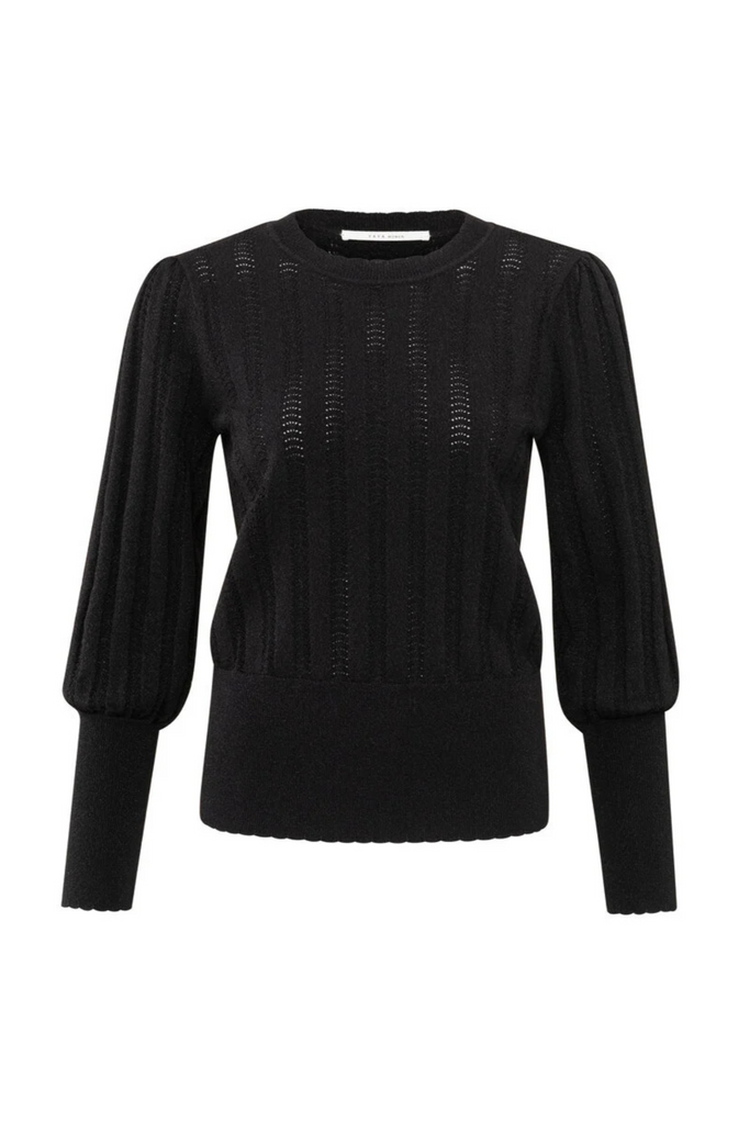 LUREX POINTELLE SWEATER